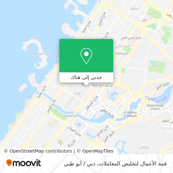 خريطة قمة الأعمال لتخليص المعاملات