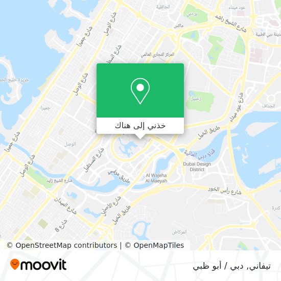خريطة تيفاني