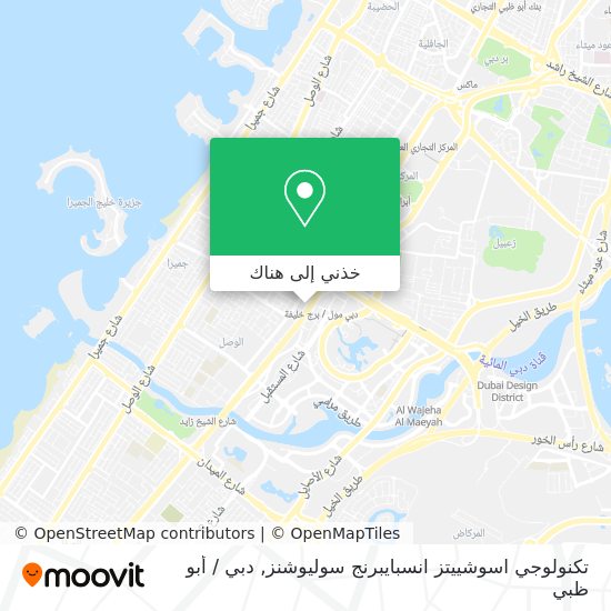 خريطة تكنولوجي اسوشييتز انسبايبرنج سوليوشنز