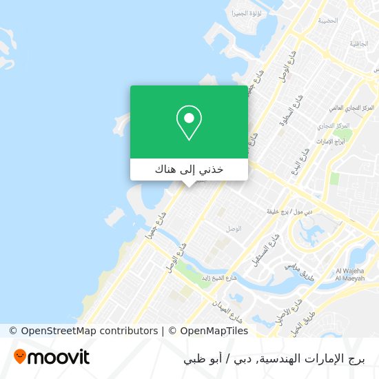 خريطة برج الإمارات الهندسية