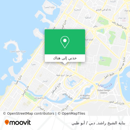 خريطة بناية الشيخ راشد