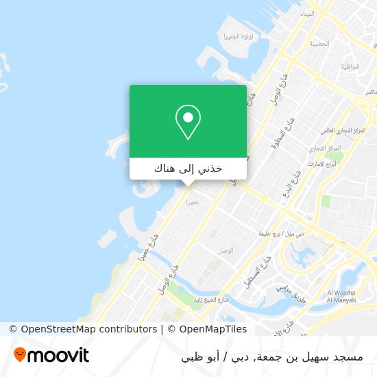 خريطة مسجد سهيل بن جمعة