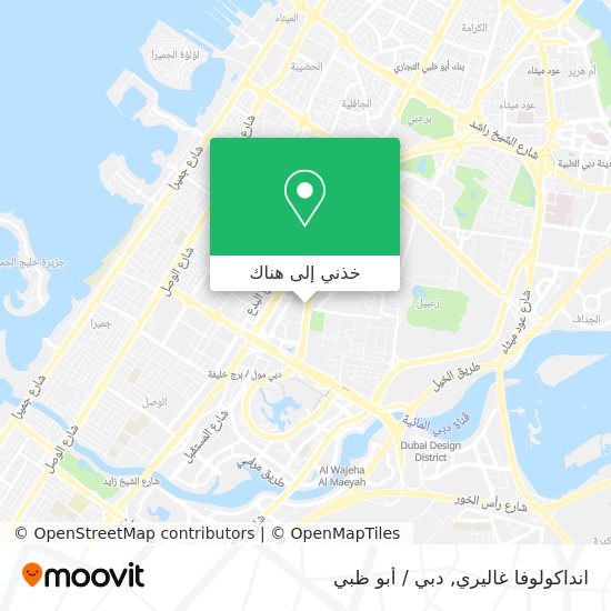 خريطة انداكولوفا غاليري