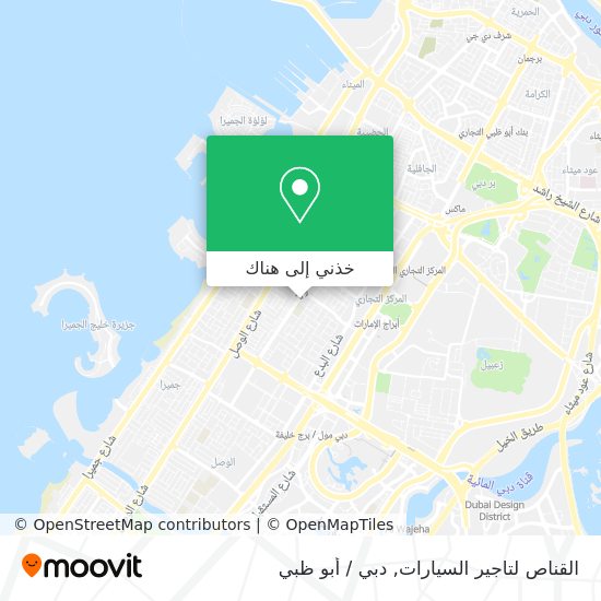 خريطة القناص لتاجير السيارات