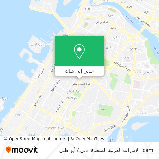 خريطة Icam الإمارات العربية المتحدة