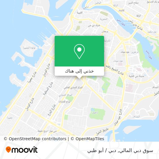 خريطة سوق دبي المالي