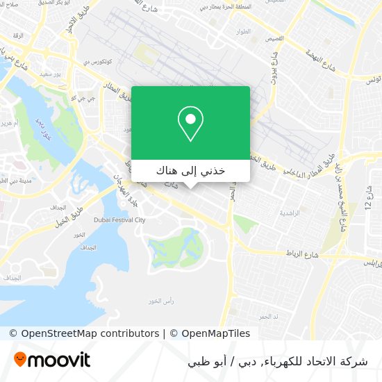 خريطة شركة الاتحاد للكهرباء