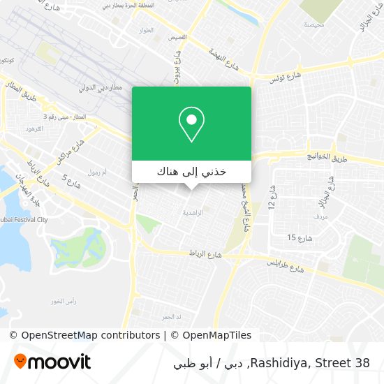خريطة Rashidiya, Street 38