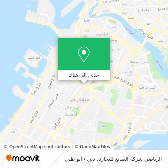 خريطة الرياضي شركة الصايغ للتجارة