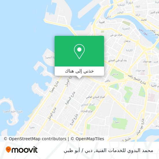 خريطة محمد البدوي للخدمات الفنية