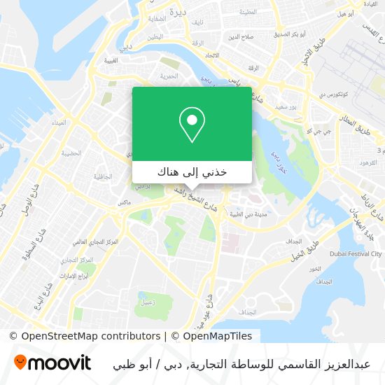 خريطة عبدالعزيز القاسمي للوساطة التجارية