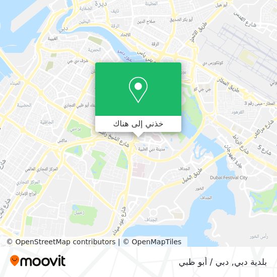 خريطة بلدية دبي