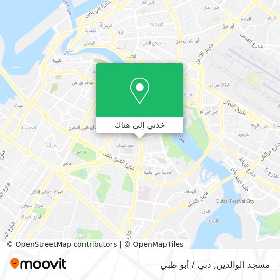خريطة مسجد الوالدين