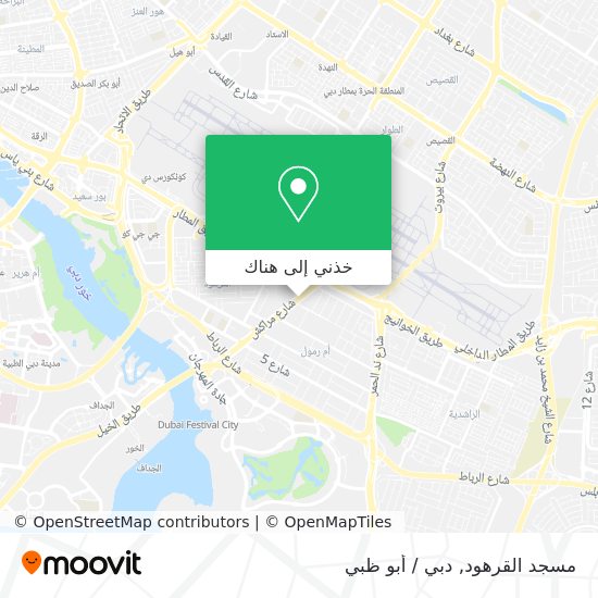 خريطة مسجد القرهود