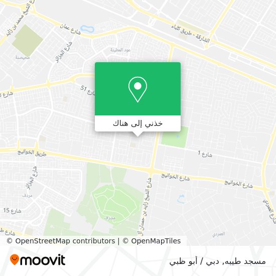 خريطة مسجد طيبه
