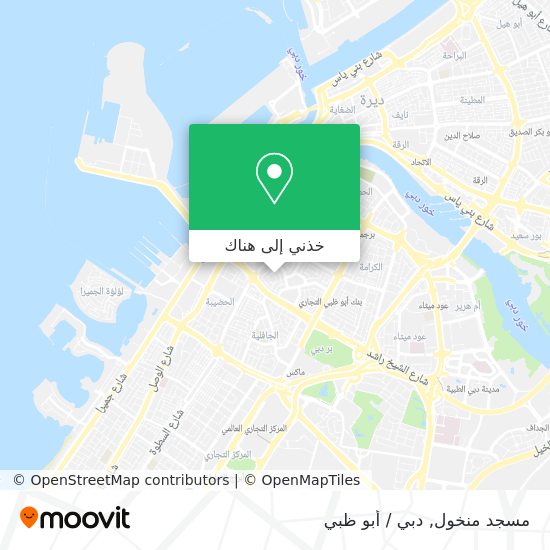 خريطة مسجد منخول