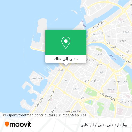 خريطة بوليفارد دبي