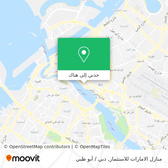 خريطة منازل الامارات للاستثمار