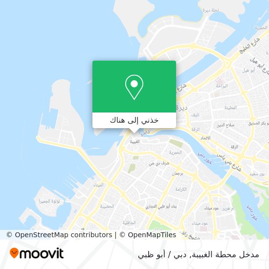 خريطة مدخل محطة الغبيبة