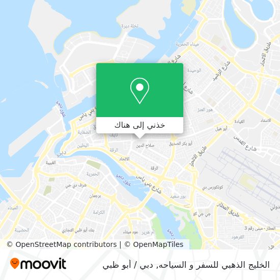 خريطة الخليج الذهبي للسفر و السياحه