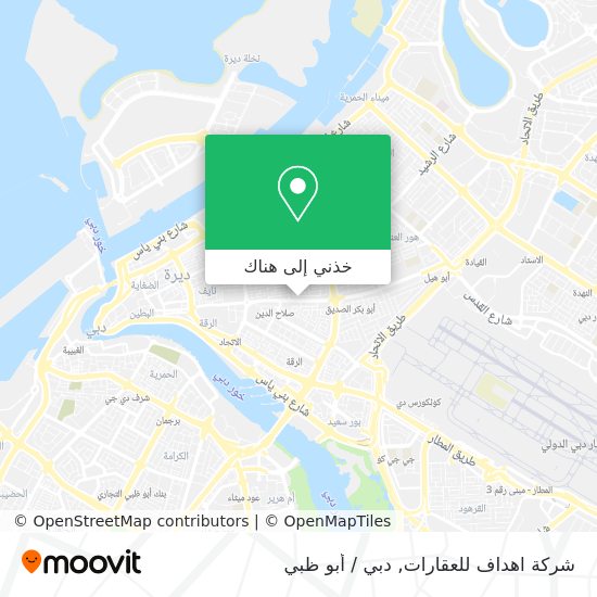 خريطة شركة اهداف للعقارات