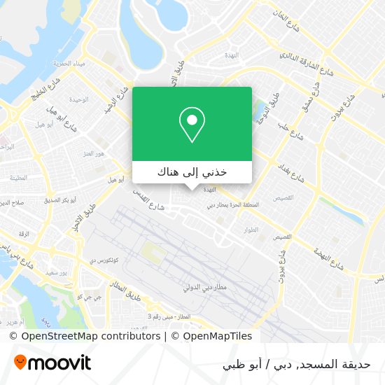 خريطة حديقة المسجد