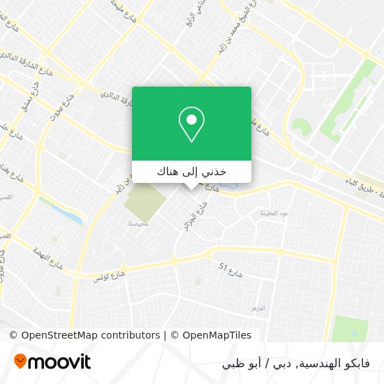 خريطة فابكو الهندسية
