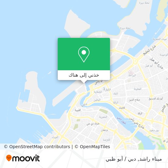 خريطة ميناء راشد