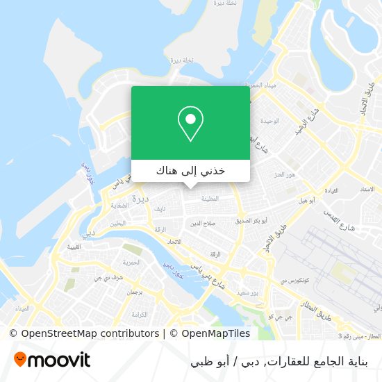 خريطة بناية الجامع للعقارات