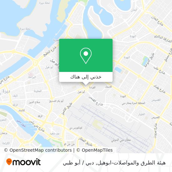 خريطة هيئة الطرق والمواصلات-ابوهيل