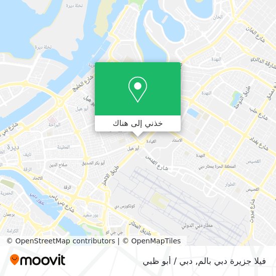 خريطة فيلا جزيرة دبي بالم