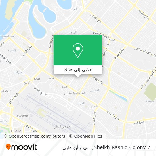 خريطة Sheikh Rashid Colony 2