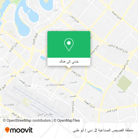 خريطة منطقة القصيص الصناعية 2