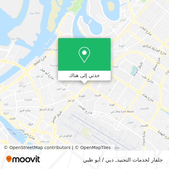 خريطة جلفار لخدمات التجنيد