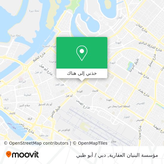 خريطة مؤسسة البنيان العقارية