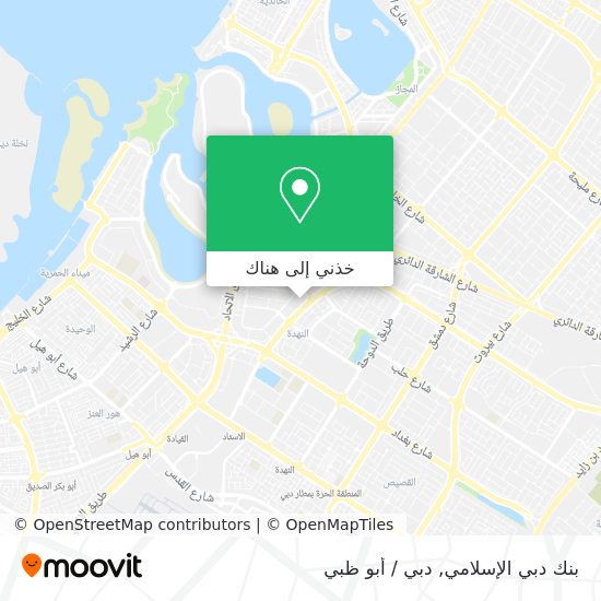 خريطة بنك دبي الإسلامي