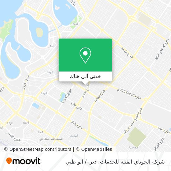 خريطة شركة الجوتاي الفنية للخدمات