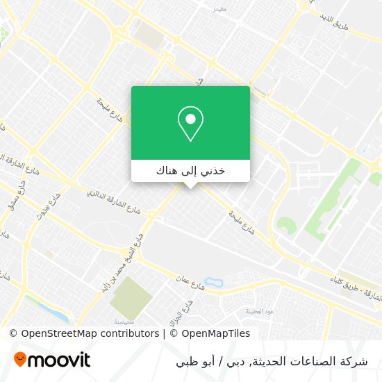 خريطة شركة الصناعات الحديثة