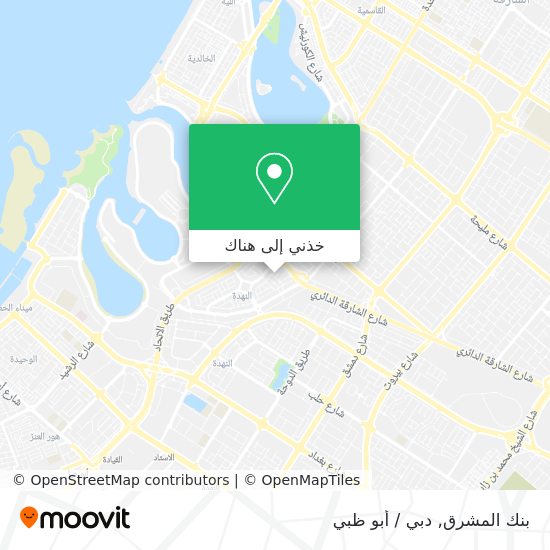 خريطة بنك المشرق