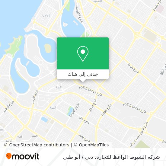 خريطة شركه الشبوط الواعظ للتجاره