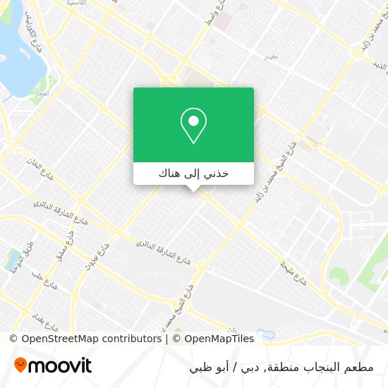 خريطة مطعم البنجاب منطقة