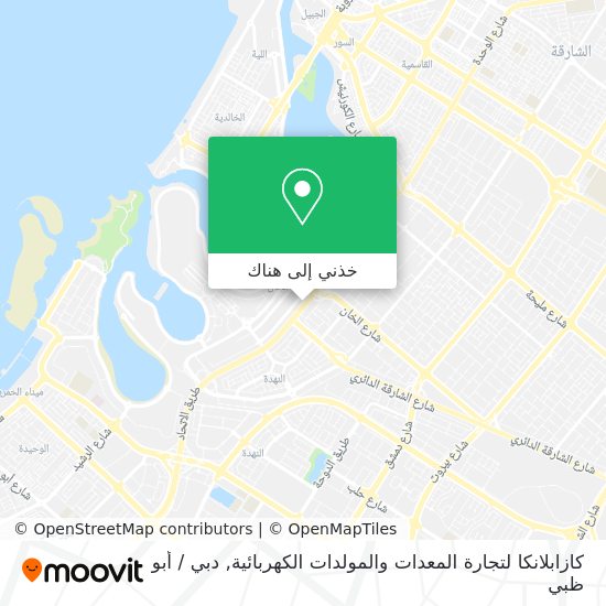 خريطة كازابلانكا لتجارة المعدات والمولدات الكهربائية