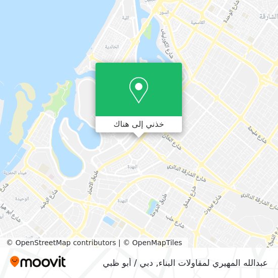 خريطة عبدالله المهيري لمقاولات البناء