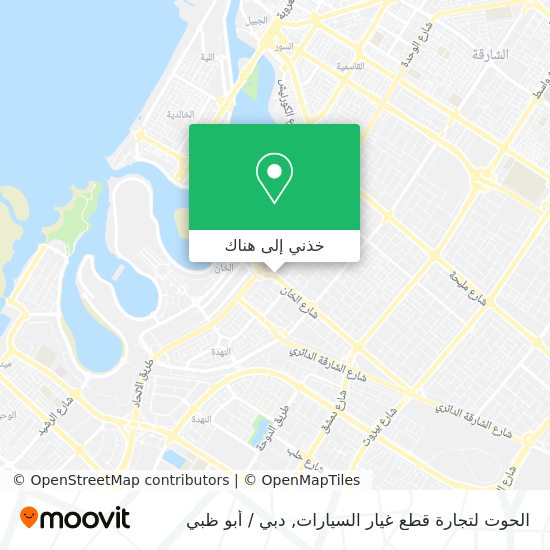 خريطة الحوت لتجارة قطع غيار السيارات