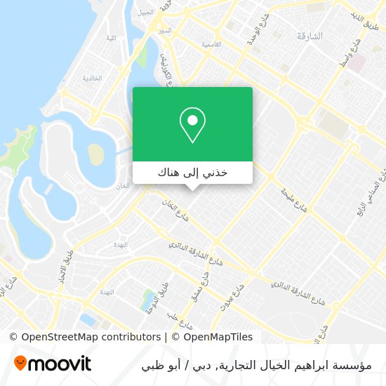 خريطة مؤسسة ابراهيم الخيال التجارية