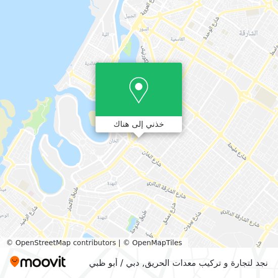 خريطة نجد لتجارة و تركيب معدات الحريق