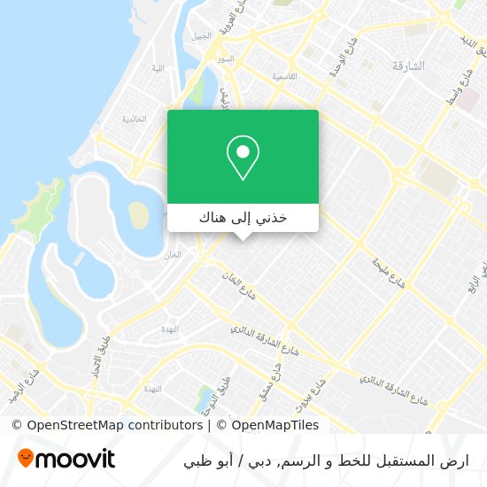 خريطة ارض المستقبل للخط و الرسم