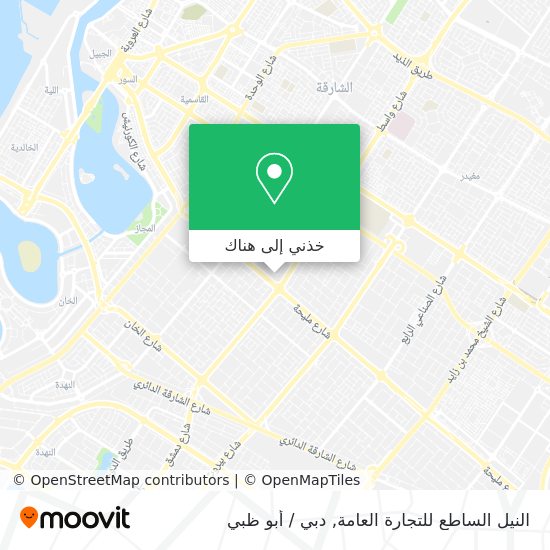 خريطة النيل الساطع للتجارة العامة