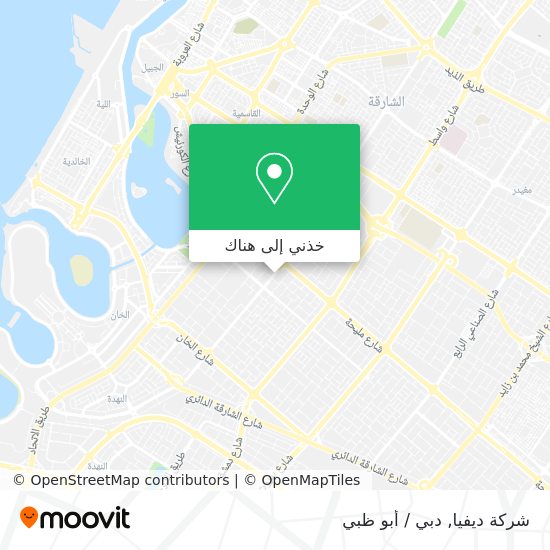خريطة شركة ديفيا