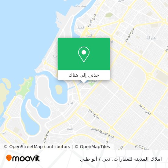 خريطة املاك المدينة للعقارات